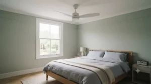 Energy rating label highlighting an A++ classification for high-efficiency domestic ceiling fans.
